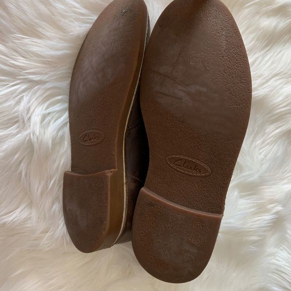 Clarks Bushacre 2 Dark Brown Lace Up Chukka Boots - Picture 6 of 6